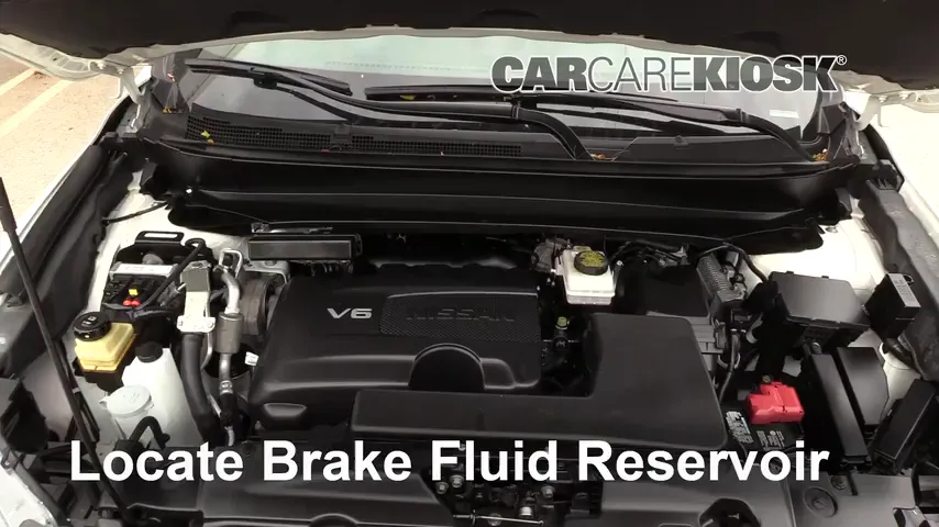 2018 Nissan Pathfinder S 3.5L V6 Brake Fluid